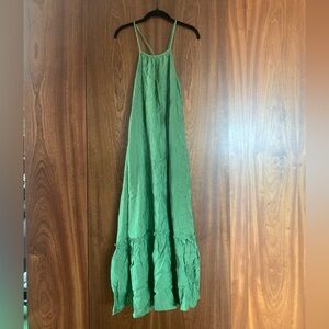 FRNCH PARIS Green Maxi dress XS spaghetti straps